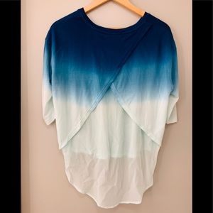 Young Fabulous and Broke blue ombré shirt! ✨💙